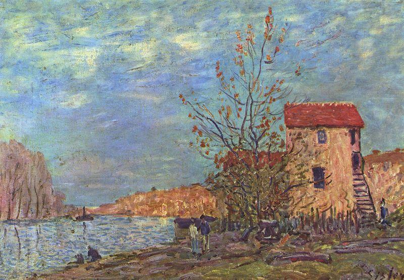 Alfred Sisley Der Loing bei Moret Sweden oil painting art